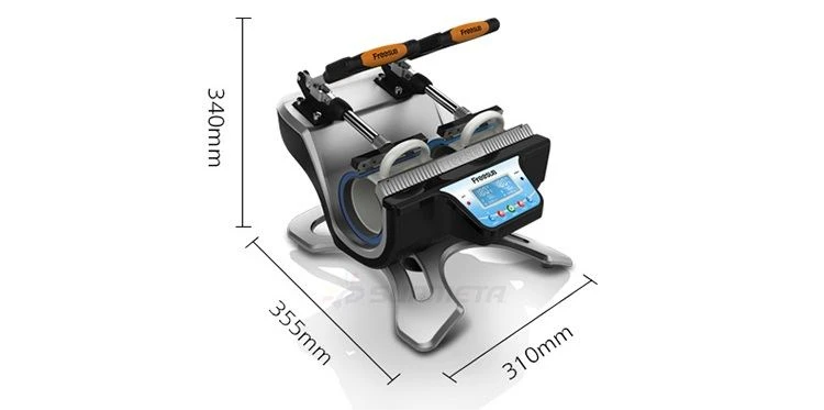 Double Mug Press Sublimation 5 in 1 size