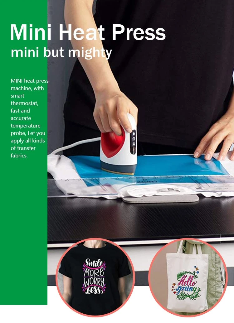small heat press machine details